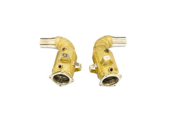 Porsche 911 Carrera/S/GTS (991.2) Catless Downpipes — product view